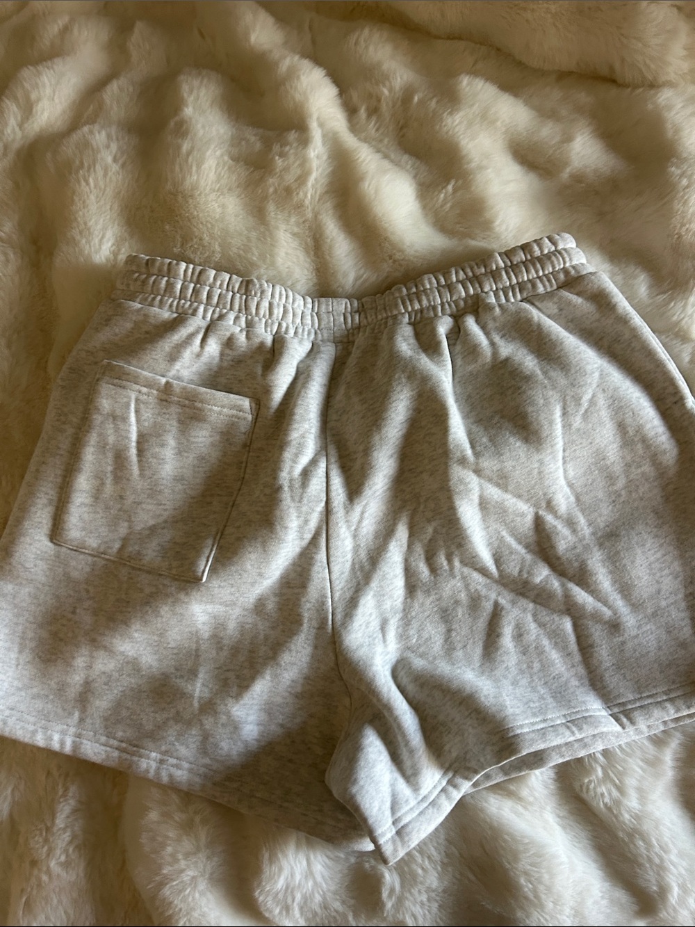 White Fox Drawstring Shorts - Picture 6 of 6